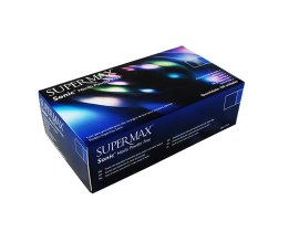 Luvas De Procedimentos Nitrílica Azul - Grande - 100 Unid - Supermax